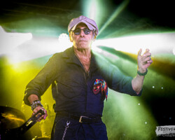 Gérard Lanvin (vocals).Gérard et Manu Lanvin @ Festiverbant, Festival Rock Compesières (Geneva), Switzerland, 20.08.2022.(c) Christophe Losberger