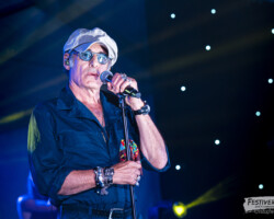 Gérard Lanvin (vocals).Gérard et Manu Lanvin @ Festiverbant, Festival Rock Compesières (Geneva), Switzerland, 20.08.2022.(c) Christophe Losberger