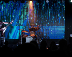 Alex (guitar), Laurent (drums), Lucien (bass).Riff Shot @ Festiverbant, Festival Rock Compesières (Geneva), Switzerland, 19.08.2022.(c) Christophe Losberger