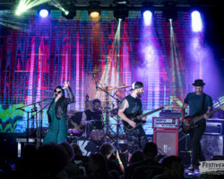 Tania Silversen (vocals), Al Castro (vocals, guitar), Jay (bass), Matt Sink (drums).
Killing Volts @ Festiverbant, Festival Rock Compesières (Geneva), Switzerland, 20.08.2022.
(c) Christophe Losberger