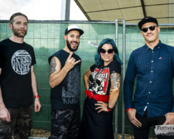 Tania Silversen (vocals), Al Castro (vocals, guitar), Jay (bass), Matt Sink (drums).
Killing Volts @ Festiverbant, Festival Rock Compesières (Geneva), Switzerland, 20.08.2022.
(c) Christophe Losberger