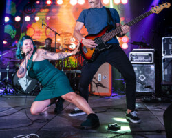 Tania Silversen (vocals), Jay (bass), Matt Sink (drums).Killing Volts @ Festiverbant, Festival Rock Compesières (Geneva), Switzerland, 20.08.2022.
(c) Christophe Losberger