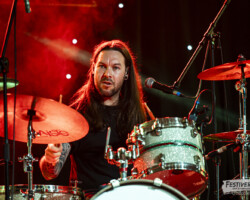 Chris Allan (drums).
Marco Mendoza @ Festiverbant, Festival Rock Compesières (Geneva), Switzerland, 19.8.2023.
(c) Christophe Losberger