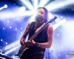 Marco Mendoza (vocals, bass).
Marco Mendoza @ Festiverbant, Festival Rock Compesières (Geneva), Switzerland, 19.8.2023.
(c) Christophe Losberger