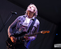 Drew Lowe (guitar, vocals).
Marco Mendoza @ Festiverbant, Festival Rock Compesières (Geneva), Switzerland, 19.8.2023.
(c) Christophe Losberger