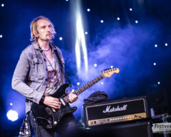 Drew Lowe (guitar, vocals).
Marco Mendoza @ Festiverbant, Festival Rock Compesières (Geneva), Switzerland, 19.8.2023.
(c) Christophe Losberger