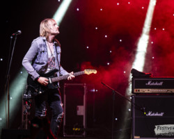 Drew Lowe (guitar, vocals).
Marco Mendoza @ Festiverbant, Festival Rock Compesières (Geneva), Switzerland, 19.8.2023.
(c) Christophe Losberger