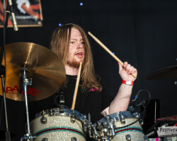 Patrick Mullen (drums).Seven7 @ Festiverbant, Festival Rock Compesières (Geneva), Switzerland, 19.8.2023.(c) Christophe Losberger