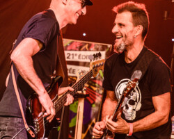 Sergio Barbieri (guitar), Gilbert "Gibs" Marin (bass).
Spit Reckless @ Festiverbant, festival rock LanDEcy (Geneva), Switzerland, 23.08.2019.
(c) Christophe Losberger