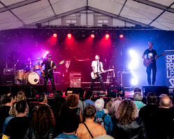 Chris Wall (vocals, guitar, harmonica), Sergio Barbieri (guitar), Gilbert "Gibs" Marin (bass), VG Greg Richardson (drums).
Spit Reckless @ Festiverbant, festival rock LanDEcy (Geneva), Switzerland, 23.08.2019.
(c) Christophe Losberger