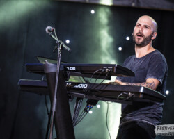Kevin Queille (keyboards).
Spit Reckless @ Festiverbant, Festival Rock Compesières (Geneva), Switzerland, 19.8.2023.
(c) Christophe Losberger