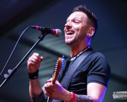 Chris Wall (vocals, guitar, harmonica).
Spit Reckless @ Festiverbant, Festival Rock Compesières (Geneva), Switzerland, 19.8.2023.
(c) Christophe Losberger