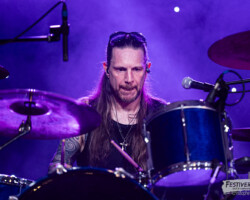 VG Greg Richardson (drums).
Spit Reckless @ Festiverbant, Festival Rock Compesières (Geneva), Switzerland, 19.8.2023.
(c) Christophe Losberger