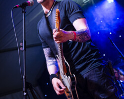 Chris Wall (vocals, guitar, harmonica).
Spit Reckless @ Festiverbant, Festival Rock Compesières (Geneva), Switzerland, 19.8.2023.
(c) Christophe Losberger