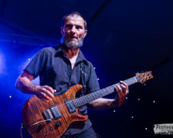 Sergio Barbieri (guitar).
Spit Reckless @ Festiverbant, Festival Rock Compesières (Geneva), Switzerland, 19.8.2023.
(c) Christophe Losberger
