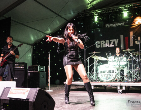 Jesse (vocals), Cédric (bass), Nico (drums)Crazy Jesse @ Festiverbant, Festival Rock Compesières (Geneva), Switzerland, 23.8.2025.(c) Christophe Losberger