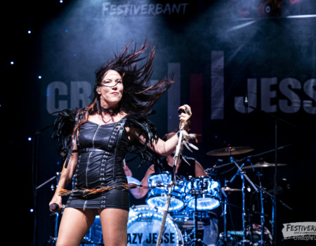 Jesse (vocals).Crazy Jesse @ Festiverbant, Festival Rock Compesières (Geneva), Switzerland, 23.8.2025.(c) Christophe Losberger