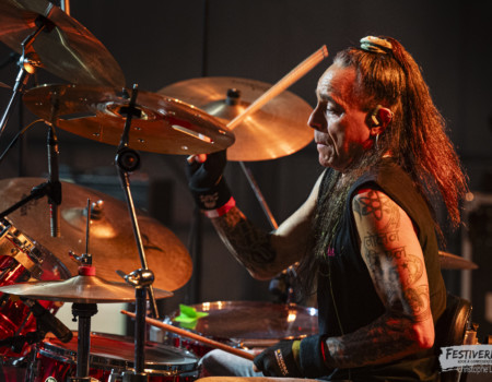 Kriss « Pof » Richards (drums).Electric Paradise @ Festiverbant, Festival Rock Compesières (Geneva), Switzerland, 22.8.2025..(c) Christophe Losberger