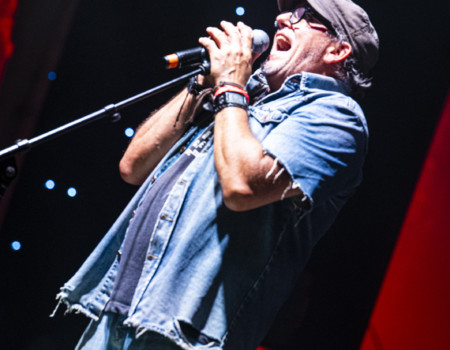 André Schmid (vocals).Electric Paradise @ Festiverbant, Festival Rock Compesières (Geneva), Switzerland, 22.8.2025..(c) Christophe Losberger