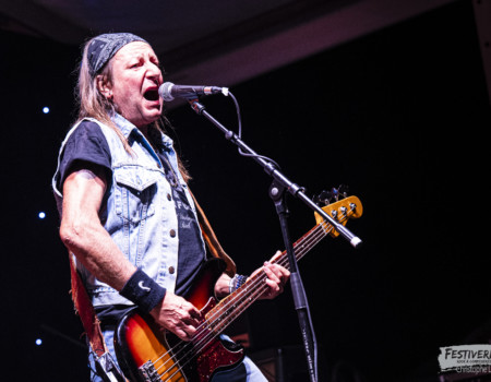 Alain Bays (bass, vocals).Electric Paradise @ Festiverbant, Festival Rock Compesières (Geneva), Switzerland, 22.8.2025..(c) Christophe Losberger