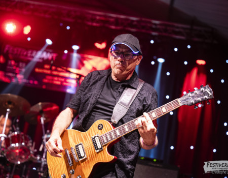 Renato Dani (guitar).Electric Paradise @ Festiverbant, Festival Rock Compesières (Geneva), Switzerland, 22.8.2025..(c) Christophe Losberger
