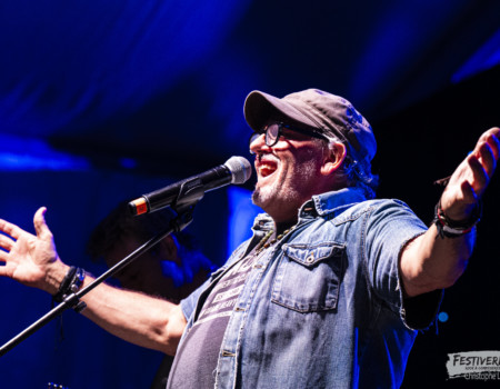 André Schmid (vocals).Electric Paradise @ Festiverbant, Festival Rock Compesières (Geneva), Switzerland, 22.8.2025..(c) Christophe Losberger