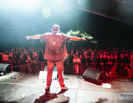 André Schmid (vocals).Electric Paradise @ Festiverbant, Festival Rock Compesières (Geneva), Switzerland, 22.8.2025..(c) Christophe Losberger