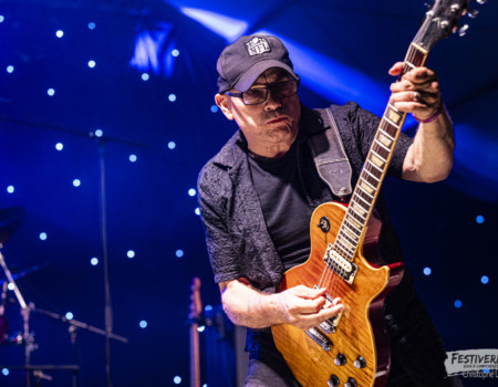 Renato Dani (guitar).Electric Paradise @ Festiverbant, Festival Rock Compesières (Geneva), Switzerland, 22.8.2025..(c) Christophe Losberger