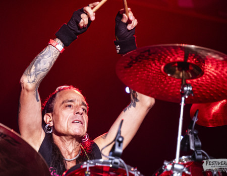 Kriss « Pof » Richards (drums).Electric Paradise @ Festiverbant, Festival Rock Compesières (Geneva), Switzerland, 22.8.2025..(c) Christophe Losberger