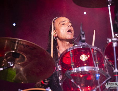 Kriss « Pof » Richards (drums).Electric Paradise @ Festiverbant, Festival Rock Compesières (Geneva), Switzerland, 22.8.2025..(c) Christophe Losberger