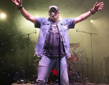 André Schmid (vocals).Electric Paradise @ Festiverbant, Festival Rock Compesières (Geneva), Switzerland, 22.8.2025..(c) Christophe Losberger