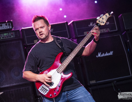 Jonas (bass).
Gut's  @ Festiverbant, Festival Rock Compesières (Geneva), Switzerland, 23.8.2025.
(c) Christophe Losberger