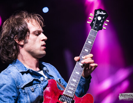 Luca (lead guitar).
Gut's @ Festiverbant, Festival Rock Compesières (Geneva), Switzerland, 23.8.2025.
(c) Christophe Losberger