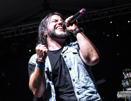 Freddy (vocals).
Gut's  @ Festiverbant, Festival Rock Compesières (Geneva), Switzerland, 23.8.2025.
(c) Christophe Losberger