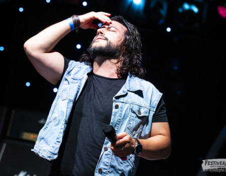 Freddy (vocals).
Gut's  @ Festiverbant, Festival Rock Compesières (Geneva), Switzerland, 23.8.2025.
(c) Christophe Losberger