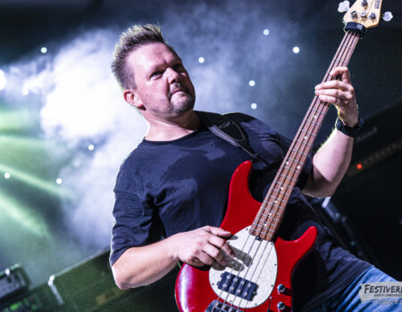 Jonas (bass).
Gut's @ Festiverbant, Festival Rock Compesières (Geneva), Switzerland, 23.8.2025.
(c) Christophe Losberger