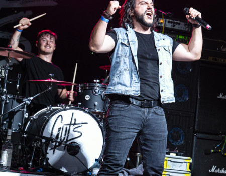 Freddy (vocals), Ludo (drums).
Gut's  @ Festiverbant, Festival Rock Compesières (Geneva), Switzerland, 23.8.2025.
(c) Christophe Losberger
