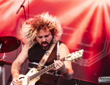 Jean-Marie Canoville (vocals, guitar).Howard @ Festiverbant, Festival Rock Compesières (Geneva), Switzerland, 22.8.2025..(c) Christophe Losberger