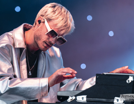 Raphaël Jeandenand (keyboards).Howard @ Festiverbant, Festival Rock Compesières (Geneva), Switzerland, 22.8.2025..(c) Christophe Losberger