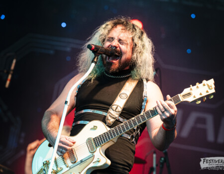 Jean-Marie Canoville (vocals, guitar).Howard @ Festiverbant, Festival Rock Compesières (Geneva), Switzerland, 22.8.2025..(c) Christophe Losberger
