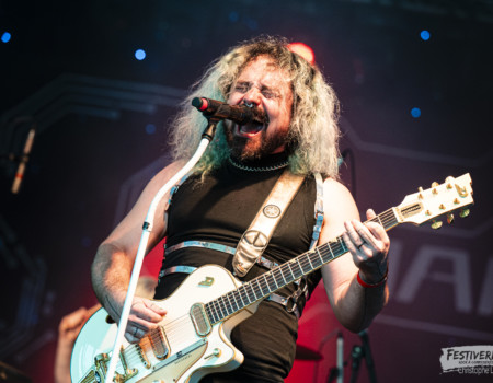 Jean-Marie Canoville (vocals, guitar).Howard @ Festiverbant, Festival Rock Compesières (Geneva), Switzerland, 22.8.2025..(c) Christophe Losberger