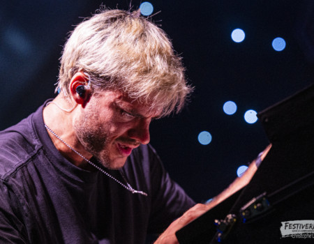 Raphaël Jeandenand (keyboards).Howard @ Festiverbant, Festival Rock Compesières (Geneva), Switzerland, 22.8.2025..(c) Christophe Losberger