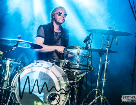Tom Karren (drums).Howard @ Festiverbant, Festival Rock Compesières (Geneva), Switzerland, 22.8.2025..(c) Christophe Losberger