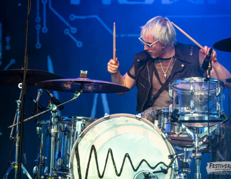 Tom Karren (drums).Howard @ Festiverbant, Festival Rock Compesières (Geneva), Switzerland, 22.8.2025..(c) Christophe Losberger
