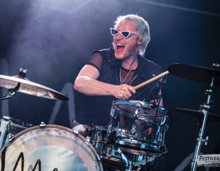 Tom Karren (drums).Howard @ Festiverbant, Festival Rock Compesières (Geneva), Switzerland, 22.8.2025..(c) Christophe Losberger