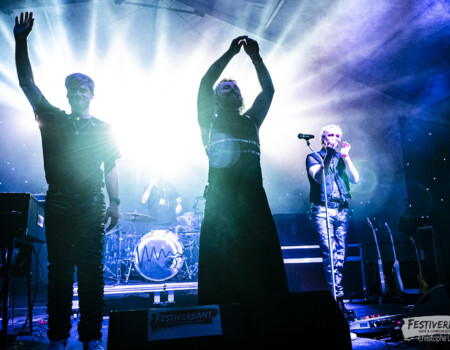 Jean-Marie Canoville (vocals, guitar), Raphaël Jeandenand (keyboards), Tom Karren (drums).
Howard @ Festiverbant, Festival Rock Compesières (Geneva), Switzerland, 22.8.2025..
(c) Christophe Losberger