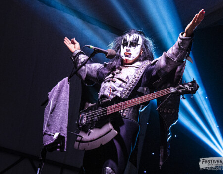 Pocky "The Demon" (bass).
Kiss Forever @ Festiverbant, Festival Rock Compesières (Geneva), Switzerland, 23.8.2025.
(c) Christophe Losberger