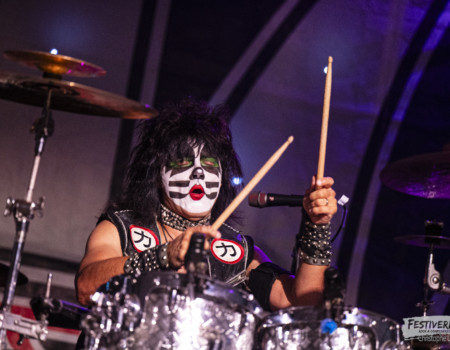Radek "Catman" Sikl (drums).Kiss Forever @ Festiverbant, Festival Rock Compesières (Geneva), Switzerland, 23.8.2025.(c) Christophe Losberger