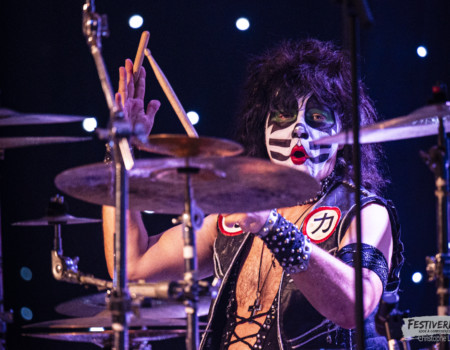 Radek "Catman" Sikl (drums).Kiss Forever @ Festiverbant, Festival Rock Compesières (Geneva), Switzerland, 23.8.2025.(c) Christophe Losberger