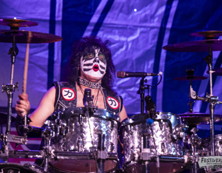 Radek "Catman" Sikl (drums).Kiss Forever @ Festiverbant, Festival Rock Compesières (Geneva), Switzerland, 23.8.2025.(c) Christophe Losberger